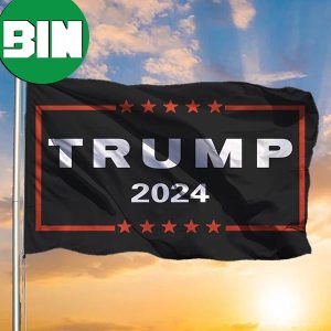 Trump 2024 Flag Donald Trump 2024 Donald J Trump Flag Merchandise For Trump Supporters Lovers 2 Sides Garden House Flag