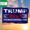 Trump 2024 Flag Made In USA Trump Flag The Rules Have Changed Trump 2024 Merchandise 2 Sides Garden House Flag