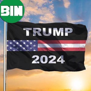 Trump 2024 Flag Trump2024 Flag For Trump Supporters Merchandise 2 Sides Garden House Flag