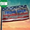 Trump 2024 Sign Donald Trump For President Flag Trump2024 For Republicans 2 Sides Garden House Flag