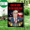 Trump Flag 2024 Don’t Blame Me I Voted For Trump Maga Flag 2024 Presidential Election Merch 2 Sides Garden House Flag