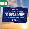 Trump Flag 2024 Trust The Plan Wwg1Wga Slogan American Flag Donald Trump 2024 Political Merch 2 Sides Garden House Flag