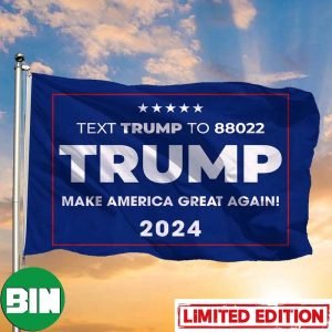 Trump Flag 2024 Trump Make American Great Again 2024 MAGA President Campaign Merch House-Garden Flag