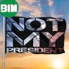 Not My President Flag Joe Biden Is Not My President American Flag For Protest 2 Sides Garden House Flag