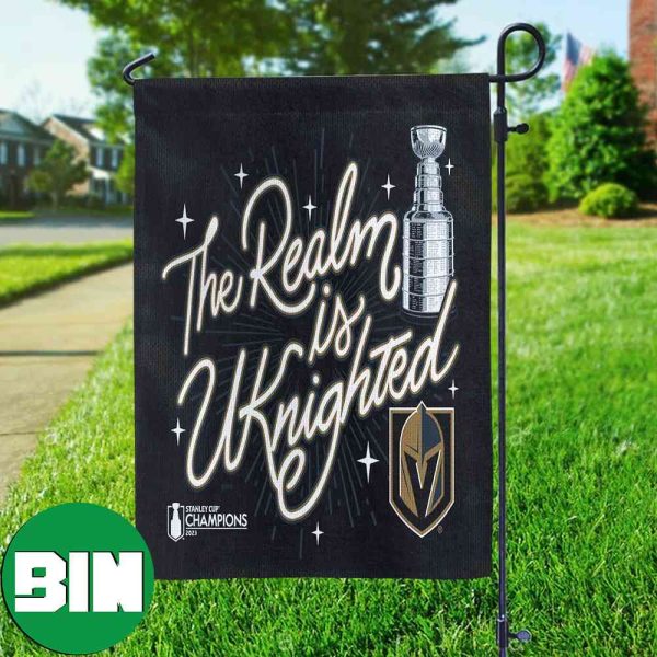 Vegas Golden Knights Fanatics Branded 2023 Stanley Cup Champions Celebration Vegas Born Garden-House Flag