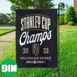 Vegas Golden Knights Fanatics Branded 2023 Stanley Cup Champions Logo House-Garden Flag Decor