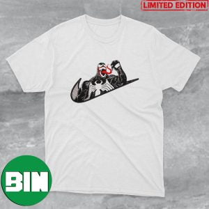 Venom x Nike Swoosh Spider-Man Across The SpiderVerse Fan Gifts T-Shirt
