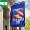 Veterans For Biden Harris American Flag Vote Biden Campaign Election For Wall Indoor Outdoor Decor 2 Sides Garden House Flag