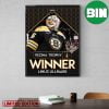 Vezina Trophy Winner Linus Ullmark NHL Awards 2023 Poster Canvas