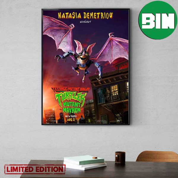 Wingnut Teenage Mutant Ninja Turtles Mutant Mayhem TMNT Movie Home Decor Poster Canvas