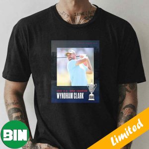 Wyndham Clark 2023 US Open Champion First Career Major Win Fan Gifts T-Shirt