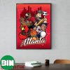 Cincinnati Bengals x Cincinnati Reds art by Eric Poole Art Decor Poster Canvas