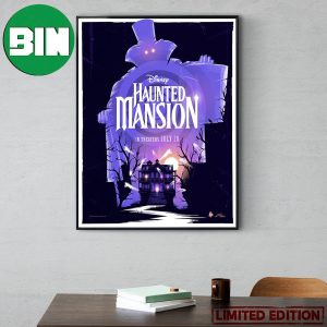 Brand-new Art From RicoJrCrea Inspired By Disney’s Haunted Mansion Poster Canvas