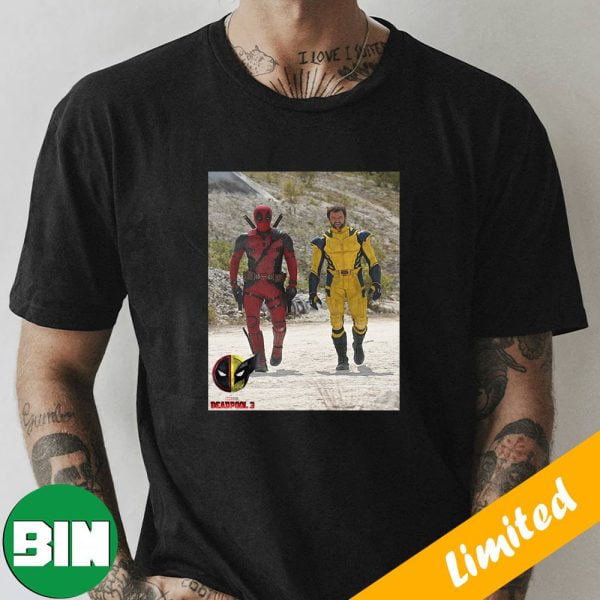 Deadpool x Wolverine New Deadpool 3 2023 Movie Scene T-Shirt