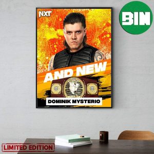 Dominik Mysterio Is The New WWE NXT North American Champion Poster Canvas