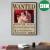 God Usopp Dead Or Alive Wano Arc Wanted Poster Canvas