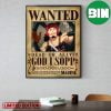 God Usopp Dead Or Alive Wano Arc Wanted Poster Canvas