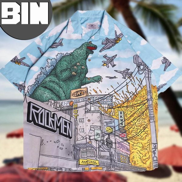 Godzilla Rocketmen Hawaiian Shirt