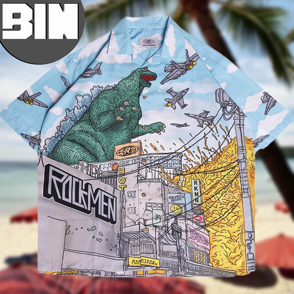 Godzilla Rocketmen Hawaiian Shirt