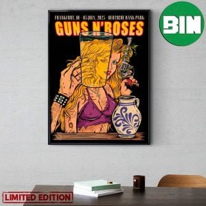 Guns N’ Roses Tour June 3 2023 Deutsche Bank Park Frankfurt Germany Poster Canvas