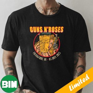 Guns N’ Roses Tour June 3 2023 Deutsche Bank Park Frankfurt Germany T-Shirt