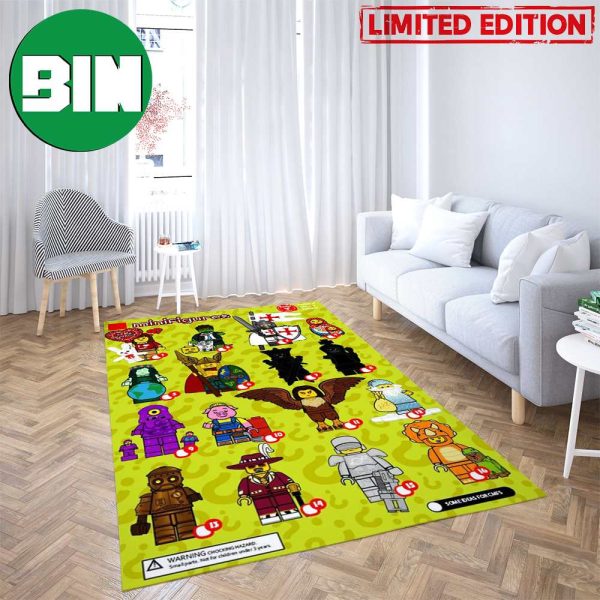 Lego Minifigures Series Y Set Lego Rug Home Decor