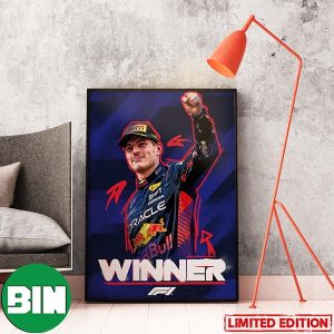 Max Verstappen Wins The Hungarian Grand Prix Hungarian GP F1 Home Decor Poster Canvas