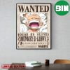 Jinbe Dead Or Alive Wano Arc Wanted Poster Canvas