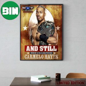 NXT The Great American Bash And Still NXT Champion Carmelo Hayes Poster Canvas