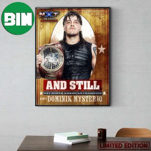 NXT The Great American Bash And Still NXT North American Champion Dirty Dominik Mysterio Poster Canvas