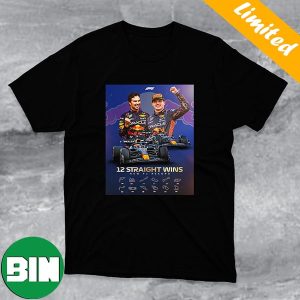 New F1 Record Red Bull Take Their 12th Win In A Row Fan Gifts T-Shirt
