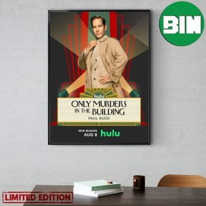 New Poster Movie Only Murders In The Building Paul Rudd Poster Canvas