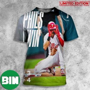 Philadelphia Phillies Ring The Bell Phils Win 3D T-Shirt