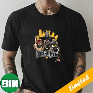 Pittsburgh Steelers x Pittsburgh Penguins x Pittsburgh Pirates art by Eric Poole Unique T-Shirt
