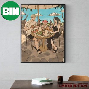 SPY x Family Summer Vacation Art Home Decor Poster Canvas