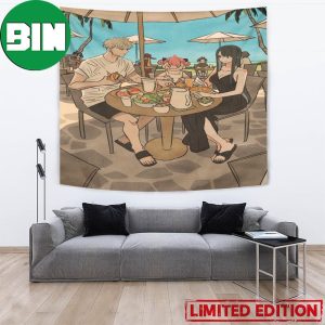 SPY x Family Summer Vacation Art Home Decor Poster Tapestry