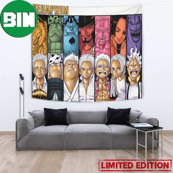 Seraphim Shichibukai Seven Warlords of the Sea One Piece Poster Tapestry
