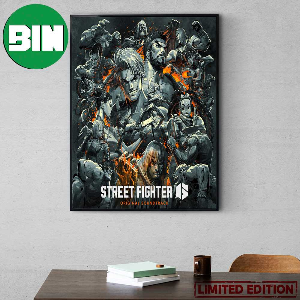 Street Fighter 6 Original Soundtrack Poster Canvas - Binteez