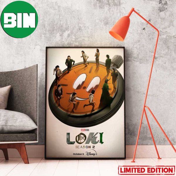 T-Minus 100K Minutes Until Loki Season 2 x Miss Minutes Poster Canvas