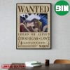 Vinsmoke Sanji Dead Or Alive Wano Arc Wanted Poster Canvas