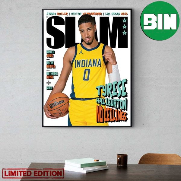 Tyrese Haliburton Covers SLAM 245 Poster Canvas