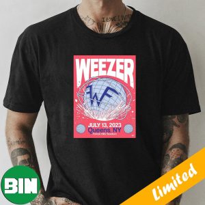 Weezer in Queens New York Forest Hills Stadium July 13 2023 T-Shirt
