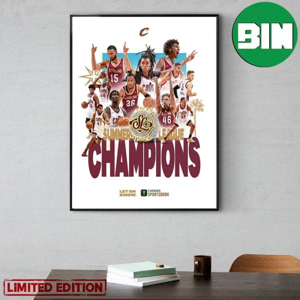 Your Cleveland Cavaliers Are NBA Summer League Champions Let Them Know Poster Canvas