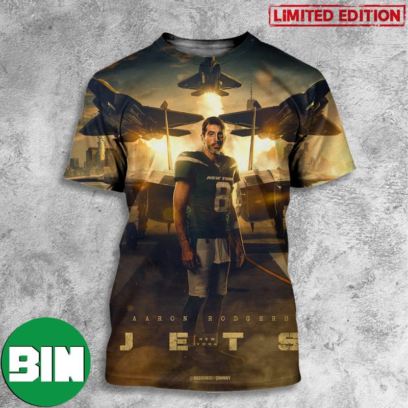 A New Era In New York Jets Aaron Rodgers 3D T-Shirt - Binteez