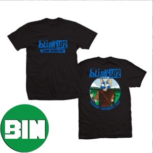 Blink-182 September 1 2023 Glasgow Scotland Ovo Hydro Vikings Europe Tour Event Tee T-Shirt