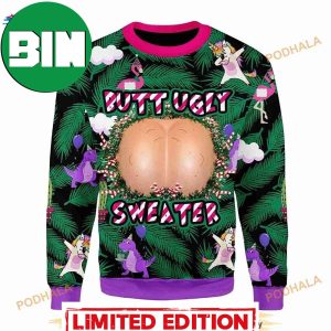 Butt Ugly 3D Christmas Sweater Funny Xmas Gift For Men And Women