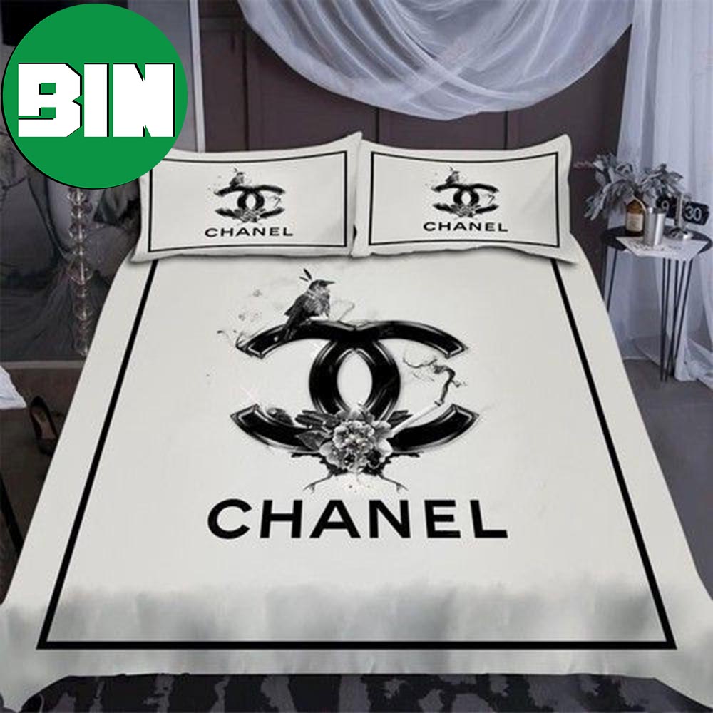 Chanel Luxury No 11 Duvet Cover Bedroom Luxury Chanel Bedding Set