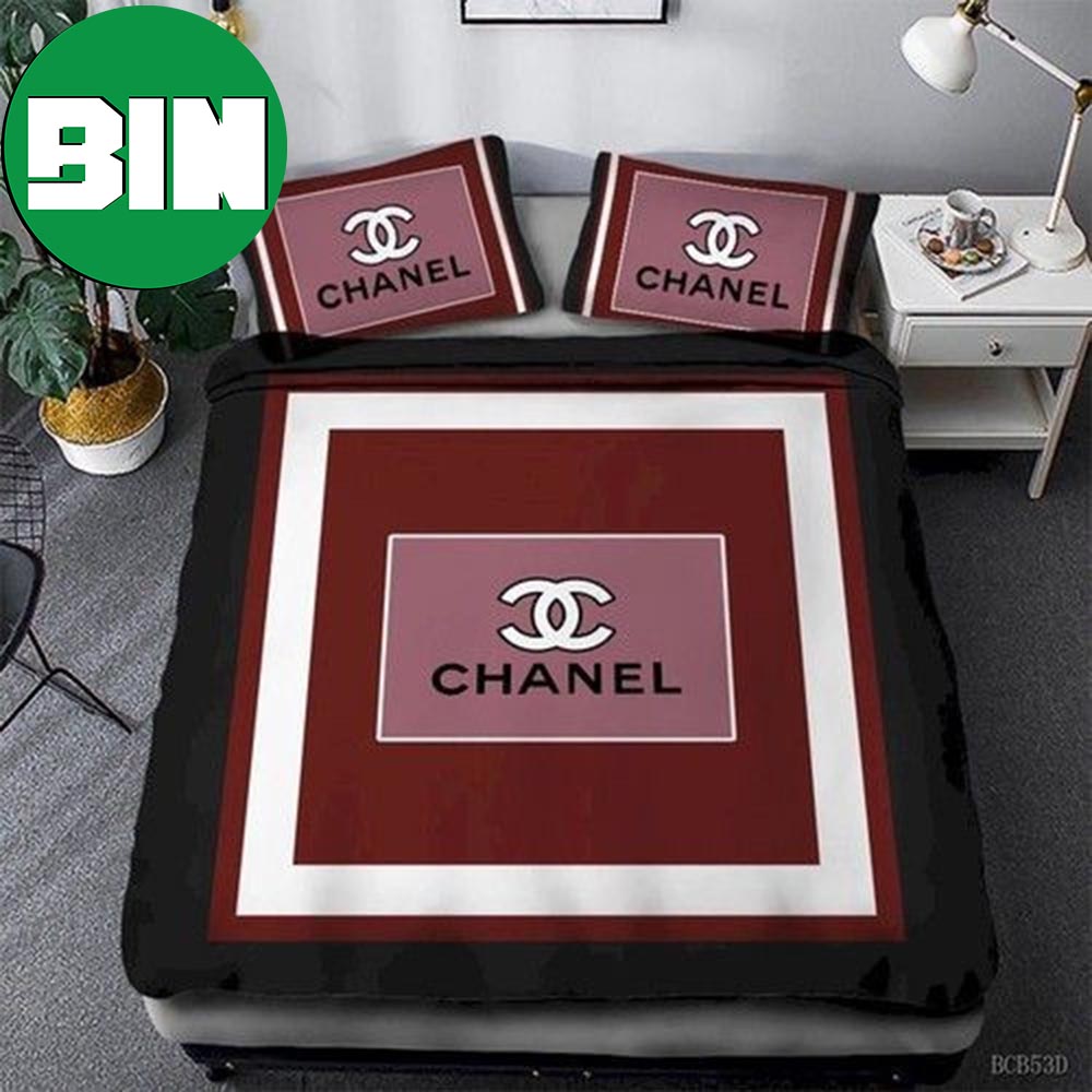 Black Rose x Diamond Chanel Luxury Golden Logo 2023 Fashion Bedding Set -  Binteez