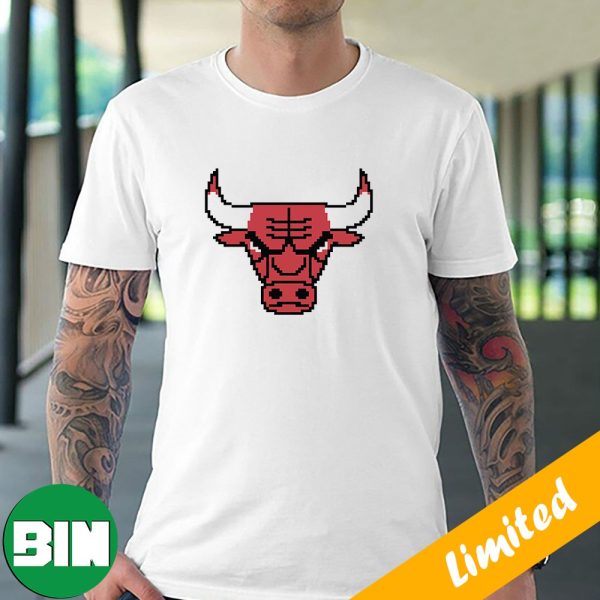 Chicago Bulls New Profile Picture Pixel Style T-Shirt