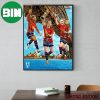 Congratulations Spain Are World Champions FIFA WWC 2023 Home Decor Poster Canvas